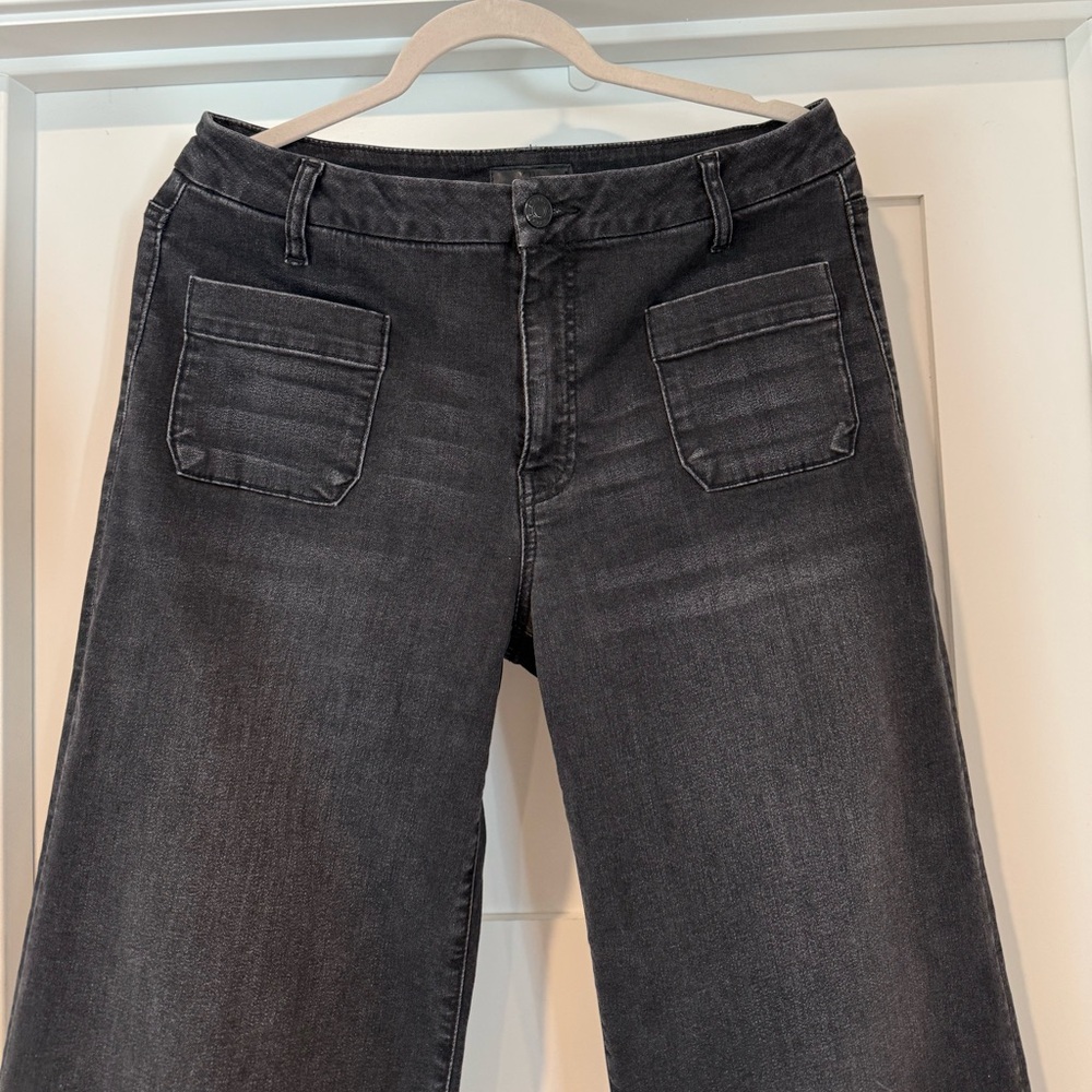 Meg High Rise Wide Leg Black - Picture 6 of 10